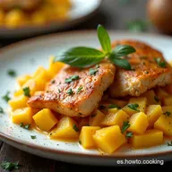 Abanico de Pollo con Papa Receta F&aacute;cil y Deliciosa