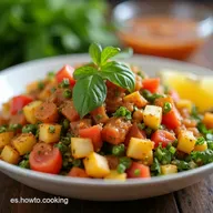 Ensalada con Aderezo Agridulce Frescura y Sabor Asi&aacute;tico