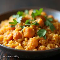 Receta Arroz Caldoso con Pollo El Guiso Meloso y F&aacute;cil