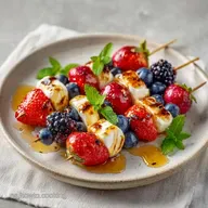 Brochetas Fruta y Queso: Frescas y Saludables