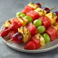Brochetas de Frutas R&aacute;pidas y F&aacute;ciles