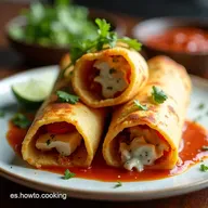 Burritos de Huevo con Dip Pa Despertar Sabor Madrugador