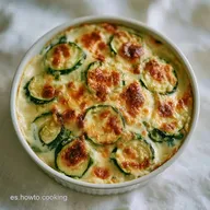 Calabac&iacute;n Al Horno Gratinado: Cremoso
