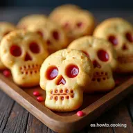 Galletas Calavera F&aacute;ciles Fiesta de D&iacute;a de Muertos