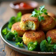 Croquetas de Br&oacute;coli y Feta Receta F&aacute;cil y Crujiente