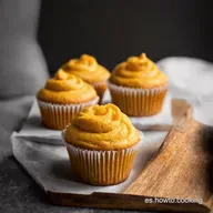Cupcakes de Zanahoria Caseros Receta F&aacute;cil y Deliciosa