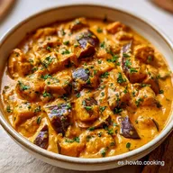 Curry Vegano De Berenjena con Aceite de Coco