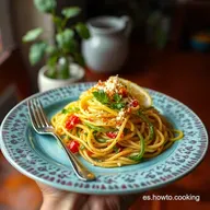 Spaghetti Est&eacute;tico La Receta de Pasta Casera Tricolor que Enamora