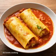 Enchiladas de Papa y Chorizo Sabor Norte&ntilde;o Cremoso