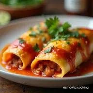 Enchiladas Suizas Divorciadas La Fiesta de Dos Salsas