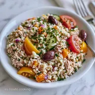 Ensalada De Arroz Con Atún en 27 Minutos