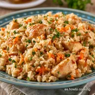 Ensalada de Arroz con Pollo en 40 Min