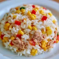 Ensalada De Arroz F&aacute;cil Y R&aacute;pida Con At&uacute;n