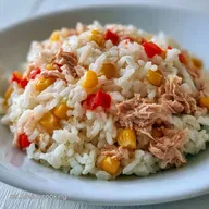 Ensalada De Arroz Fr&iacute;a Con At&uacute;n