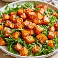 Ensalada De Calabaza Asada Crujiente