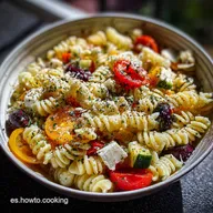 Ensalada de Pasta Receta: Para 4 Porciones