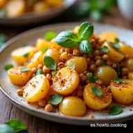 Ensalada de Patata con Sumac Un Toque Mediterr&aacute;neo