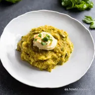 Espagueti con Salsa de Poblano Receta Cremosa y F&aacute;cil