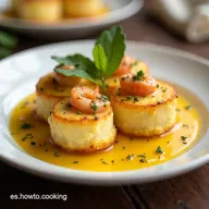 Receta espaguetis cremosos con camarones al ajillo Cena Perfecta en 35 Minutos
