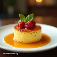 Flan de Microondas Postre F&aacute;cil en 5 Minutos