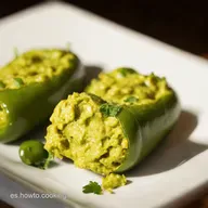 Jalape&ntilde;o Poppers Rellenos de Guacamole Una Fiesta