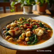Guiso De Garbanzos Con Espinacas Y: Un Potaje Reconfortante