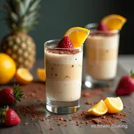 Licuado Cremoso de Coco con Chocolate El Sabor Tropical Perfecto