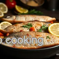 Lubina al Horno a la Mediterr&aacute;nea: &iexcl;Sabor Aut&eacute;ntico!