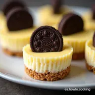 Mini Cheesecake de Oreo F&aacute;ciles Receta Estrella