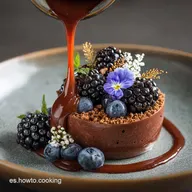 Mousse de chocolate negro Intenso: El postre que reta a la gravedad