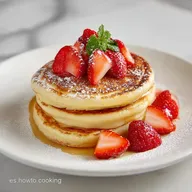 Pancakes Americanos Como Hacer en Casa: Receta para 4 Raciones