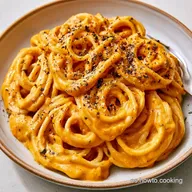 Pasta con Salsa de Calabaza Cremosa