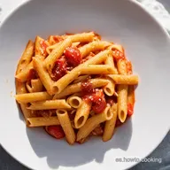 Pasta con Tomate Cherry F&aacute;cil En 15 Minutos