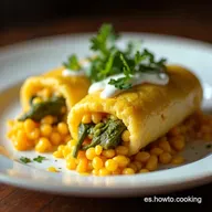 Pechuga Rellena de Poblano y Elote Sabor Aut&eacute;ntico