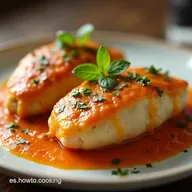 Pechugas de Pollo Rellenas de Jam&oacute;n y Queso al Horno F&aacute;ciles