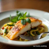 Pescado con Nopales F&aacute;cil Sabor Aut&eacute;ntico de M&eacute;xico