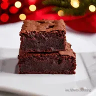 Pinitos de Brownie Navide&ntilde;os Un Bocado de Navidad