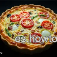 Quiche Provenzal Receta: Un Trozo de Francia F&aacute;cil!