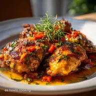 Receta Pollo Al Chilindron Casero