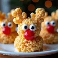 Renos M&aacute;gicos Navide&ntilde;os Rice Krispies de Rudolph F&aacute;ciles