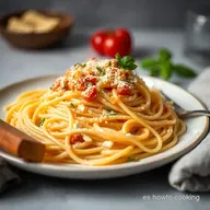 Spaghetti Carbonara Aut&eacute;ntica: &iexcl;Como en Roma! 🍝