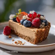 Tarta de Caf&eacute; Sin Horno para 10 Porciones
