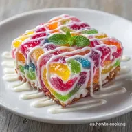 Tarta de Malvaviscos y Gominolas para 15