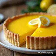 Tarta de Queso con Crema de Lim&oacute;n Receta F&aacute;cil y Cremosa