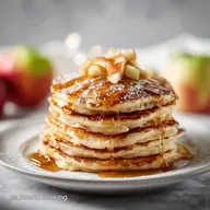 Receta de Tortitas de Manzana y Yogur Saludables en 10 Minutos