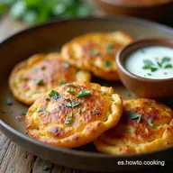 Almuerzo Escolar Pr&aacute;ctico Tortitas de Pollo y Zanahoria Saludables