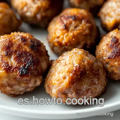 Alb&oacute;ndigas Caseras: Recetas con Carne Picada F&aacute;ciles y Ahumadas Tarjeta de receta