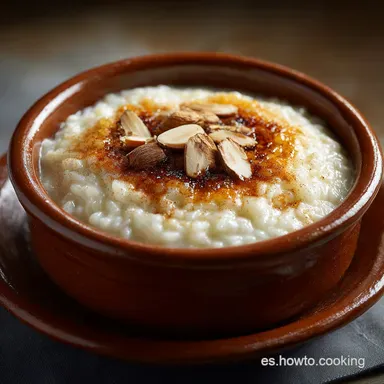 Arroz con leche cremoso: La receta m&aacute;s sedosa y f&aacute;cil con nata Tarjeta de receta