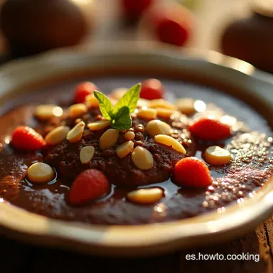 Atole de Chocolate con Nuez El Mejor Abrazo Calientito Tarjeta de receta