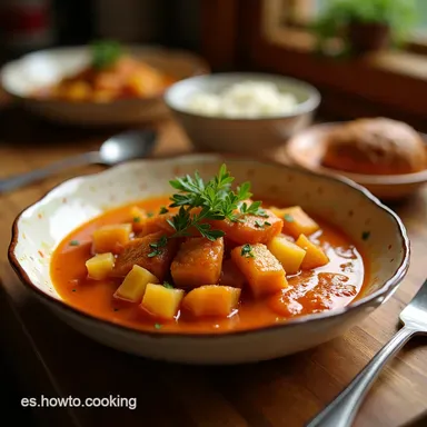 At&uacute;n Encebollado Receta de la Abuela Un Tesoro Tarjeta de receta